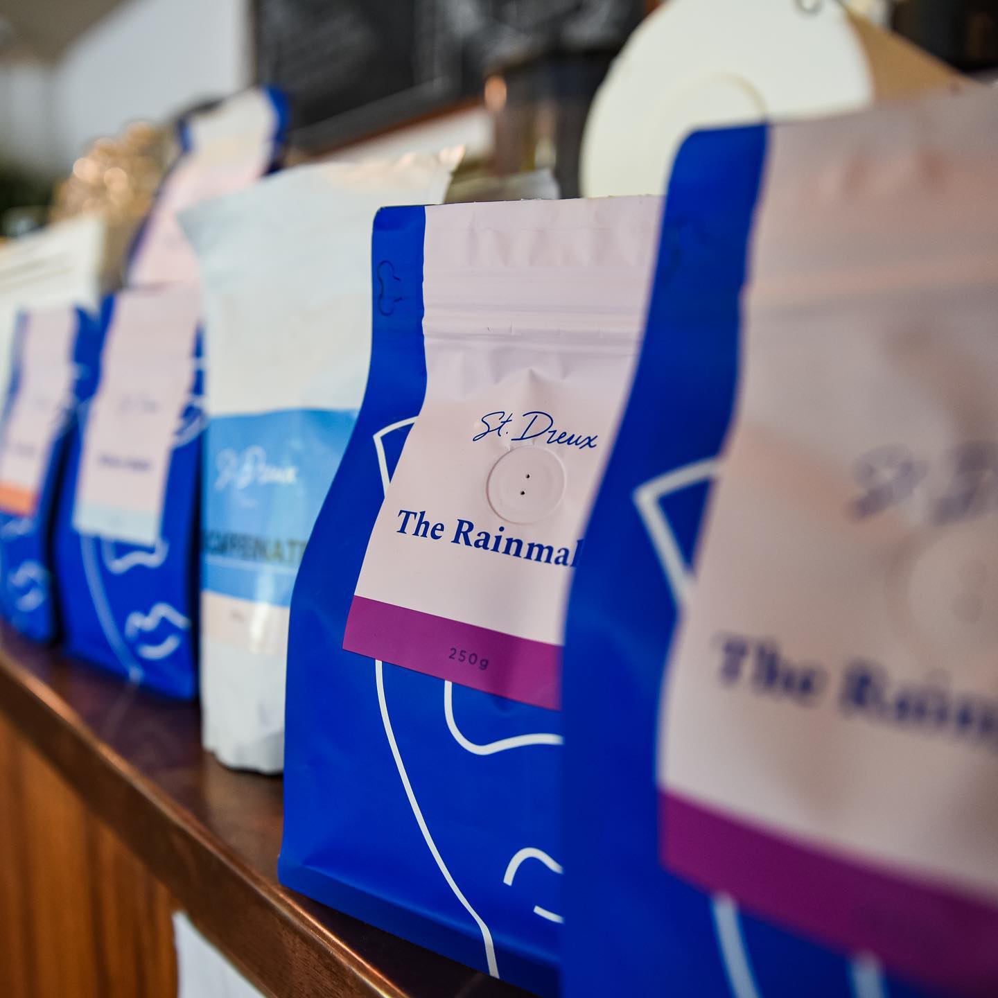 a bag of the rainmaker coffee 